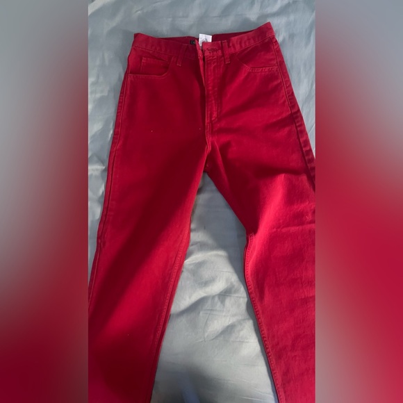 Guess Women's Red Jeans - Picture 1 of 5